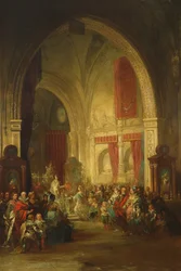 Interiör av Toledo katedral